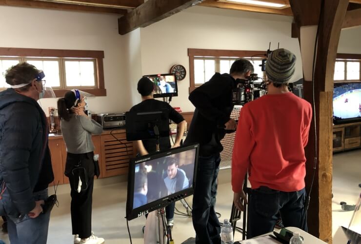 Tournage Tanguay avec Mathieu Baron